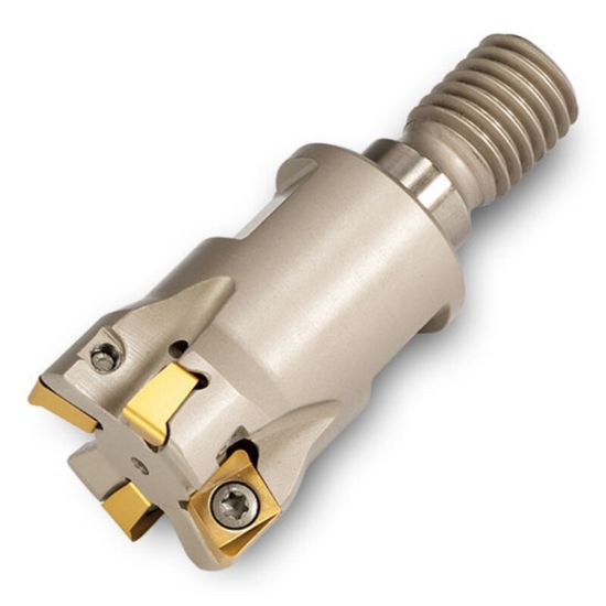 Picture of INGERSOLL 1TJ1D-15017X8R01 Milling Cutter 90.0°, Back Draft 1.500 Screw M16 6 Flute Coolant 0.24 Max DOC