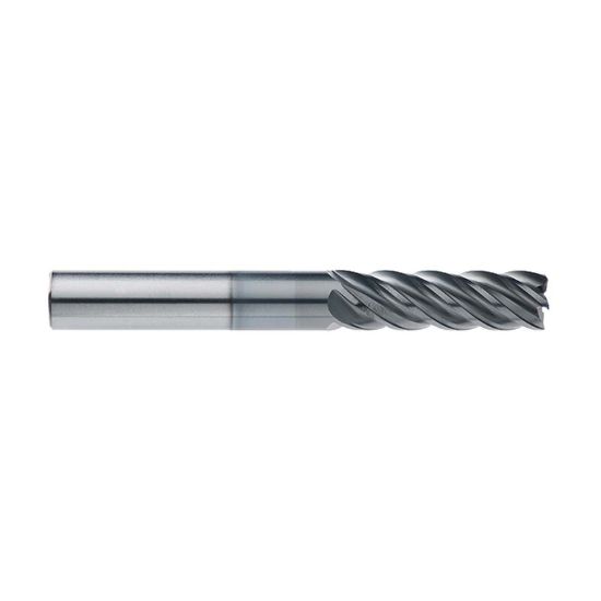 Picture of IMCO 65158 DIA 3/8 SH 0.3750 LOC 1.6250 OAL 4.00 End Mill Standard Flute Standard Helix Carbide AlCrN Single End Corner Radius 0.0150 0.38MM enDURO Mill