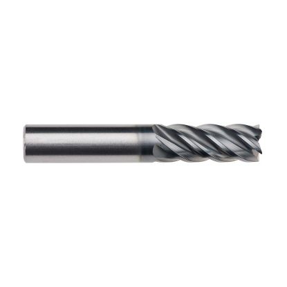 Picture of IMCO 65596 DIA 1 SH 1.00 LOC 3.2500 OAL 6.00 End Mill Standard Flute Standard Helix Carbide AlCrN Single End Corner Radius 0.2500 6.35MM enDURO Mill