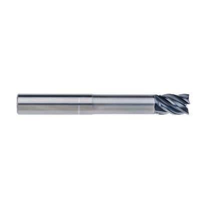 Picture of IMCO 65859 DIA 1 SH 1.00 LOC 1.2500 OAL 6.00 End Mill Standard Flute Standard Helix Carbide AlCrN Single End Corner Radius 0.0600 1.52MM enDURO Mill