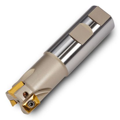 Picture of INGERSOLL 12J1R-1003780R01 Milling Cutter 90.0° 1.000 Cylindrical 1.0000 3 Flute Coolant 0.47 Max DOC 6.000 OAL