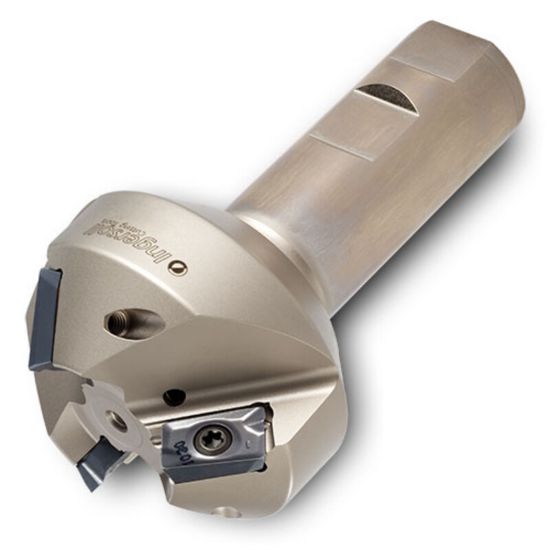 Picture of INGERSOLL 12N1B-1201780R01 Milling Cutter 45.0° 1.250 Cylindrical 1.0000 3 Flute Coolant 0.37 Max DOC 4.000 OAL