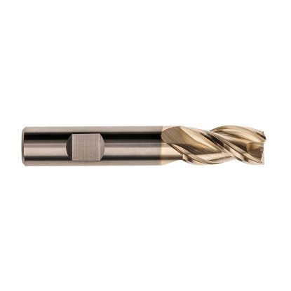 Picture of IMCO 61104 DIA 1 SH 1.00 LOC 2.00 OAL 5.00 End Mill Standard Flute High Helix Carbide Uncoated Single End Square Sharp Streaker Mill