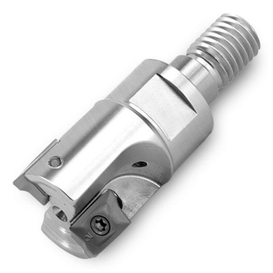 Picture of INGERSOLL 12J1E-10015X7R01 Milling Cutter 90.0° 1.000 Screw M12 2 Flute Coolant 0.66 Max DOC