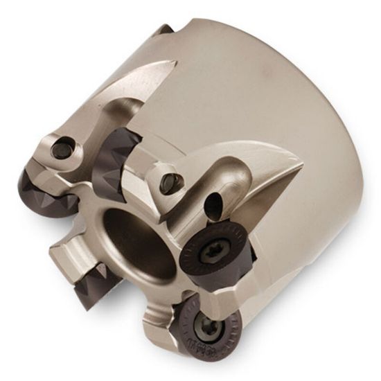 Picture of INGERSOLL 5W6J-40R01 Milling Cutter Button Cutter 4.000 Shell Arbor 1.5000 7 Flute 0.25 Max DOC 2.500 OAL