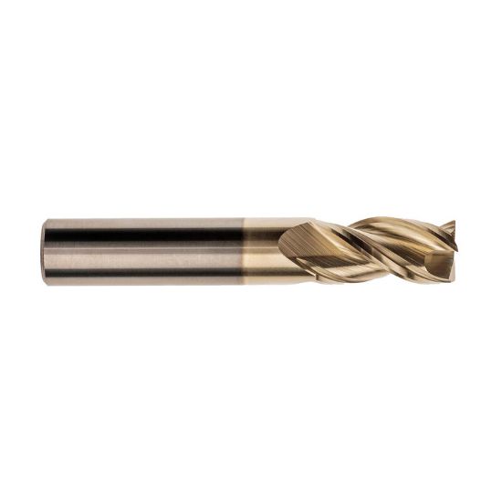 Picture of IMCO 61260 DIA 10MM SH 0.3937 LOC 1.1811 OAL 2.9528 End Mill Standard Flute High Helix Carbide Uncoated Single End Corner Radius 0.0591 1.50MM Streaker Mill