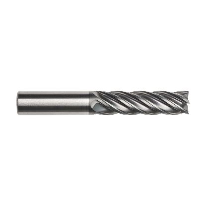 Picture of IMCO 61537 DIA 1/2 SH 0.50 LOC 1.50 OAL 3.50 End Mill Standard Flute Standard Helix Carbide TAC Single End Corner Radius 0.0150 0.38MM Pow-R-Path Mill