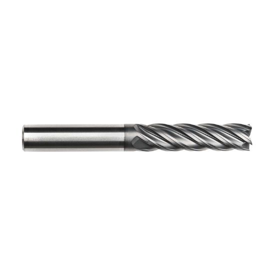 Picture of IMCO 61545 DIA 1/2 SH 0.50 LOC 1.7500 OAL 4.00 End Mill Standard Flute Standard Helix Carbide TAC Single End Corner Radius 0.0600 1.52MM Pow-R-Path Mill