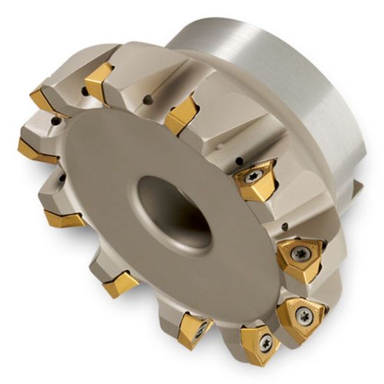 Picture of INGERSOLL DJ5P-40R02 Milling Cutter 90.0° 4.000 Shell Arbor 1.5000 11 Flute Coolant 0.362 Max DOC 2.375 OAL