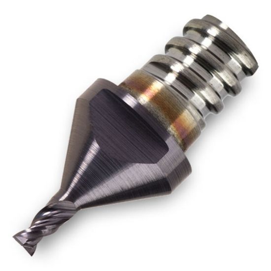 Picture of INGERSOLL 47J-1516TQRD04 IN2005 DIA 5/32 SH T05 LOC 0.1560End Mill,Replacable Head Standard Flute Standard Helix Carbide TiAlN Single End Square Sharp CHIPSURFER