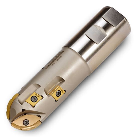 Picture of INGERSOLL 2TW7K-1504386R01 Milling Cutter 1.500 Weldon 1.5000 3 Flute Coolant 1.7 Max DOC 7.000 OAL
