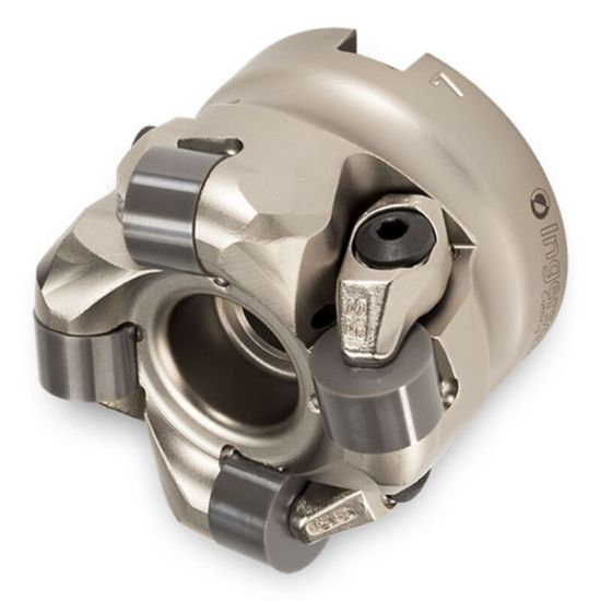 Picture of INGERSOLL DW1H-20R01 Milling Cutter Button Cutter 2.000 Shell Arbor 0.7500 4 Flute 0.25 Max DOC 1.570 OAL