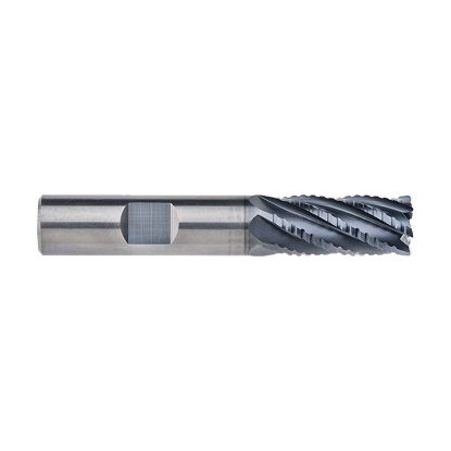 Picture of IMCO 68758 DIA 1 SH 1.00 LOC 2.50 OAL 5.00 End Mill Standard Flute Standard Helix Carbide AlCrN Single End Corner Radius 0.0300 0.76MM INCONEX End Mill