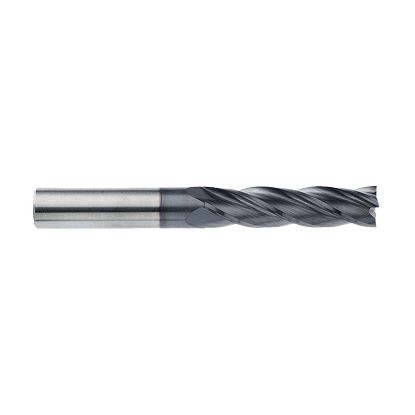 Picture of IMCO 99336 DIA 1/4 SH 0.2500 LOC 1.1250 OAL 3.00 End Mill Standard Flute Standard Helix Carbide AlTiN Single End Square Sharp General Purpose