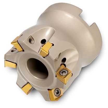 Picture of INGERSOLL TJ1D-15R01 Milling Cutter Backdraft 1.500 Shell Arbor 0.5000 6 Flute Coolant 0.24 Max DOC 1.570 OAL