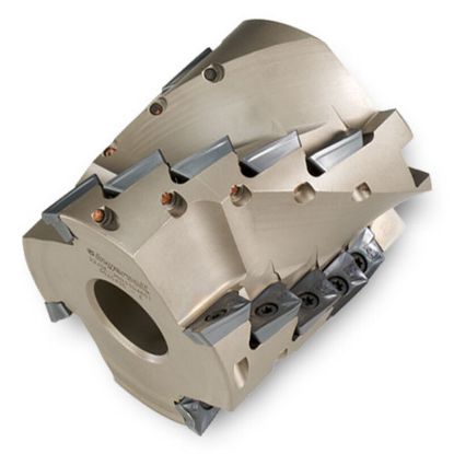 Picture of INGERSOLL 22J3E-30033D4R01 Milling Cutter 90.0°, Corn Cob 3.000 Cylindrical 1.2500 4 Flute 2.76 Max DOC 3.360 OAL