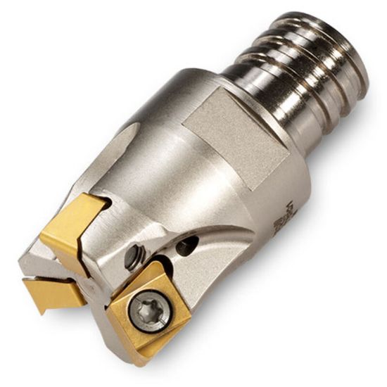 Picture of INGERSOLL 1TV1D-07010TSR02 Milling Cutter 90.0°, Back Draft 0.750 T12 3 Flute Coolant 0.24 Max DOC