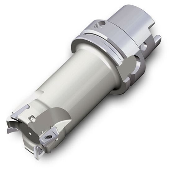 Picture of INGERSOLL 1AX2K-20042H5R01 Milling Cutter 90.0° 2.000 HSK63 4 Flute Coolant 0.63 Max DOC 5.500 OAL