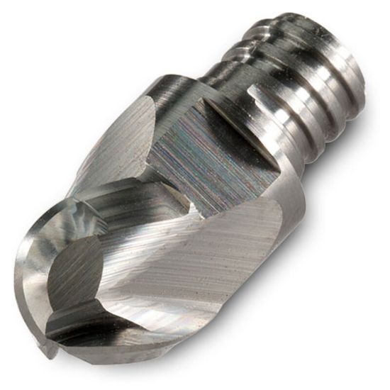 Picture of INGERSOLL 46B-5037T8RC06-P IN05S DIA 1/2 SH T08 LOC 0.50End Mill,Replacable Head Standard Flute Standard Helix Carbide Uncoated Single End Ball Nose CHIPSURFER