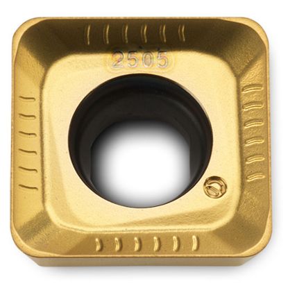 Picture of INGERSOLL SDMS130516R-PP IN2530 Milling Insert Square 0.062 TiAIN + TiN GoldQuadF Insert