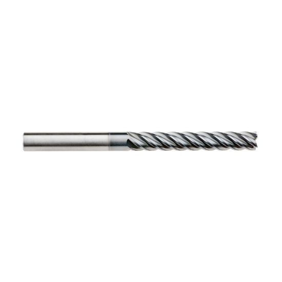 Picture of IMCO 65315 DIA 1/2 SH 0.50 LOC 3.2500 OAL 6.00 End Mill Standard Flute Standard Helix Carbide AlCrN Single End Corner Radius 0.0600 1.52MM enDURO Mill
