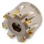 Picture of INGERSOLL 2J1P032R01 Milling Cutter 90.0° 1.260 Shell Arbor 0.6300 4 Flute Coolant 0.3543 Max DOC 1.259 OAL