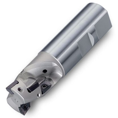 Picture of INGERSOLL 22J3R040046W6R00 Milling Cutter 90.0°, Corn Cob 1.575 Cylindrical 1.2598 3 Flute Coolant 1.811 Max DOC 5.118 OAL