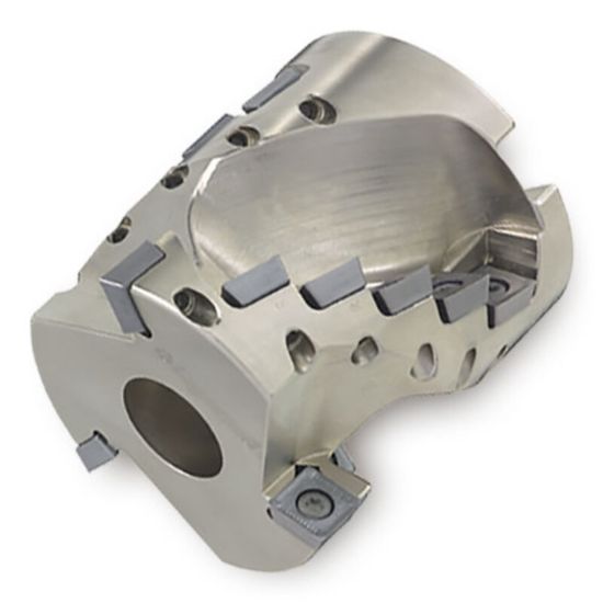 Picture of INGERSOLL 25J3J-30040D4R01 Milling Cutter 90.0°, Corn Cob 3.000 Cylindrical 1.2500 3 Flute 3.39 Max DOC 4.000 OAL