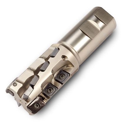 Picture of INGERSOLL 23J6G-1502881R00 Milling Cutter 90.0°, Corn Cob 1.500 Cylindrical 1.2500 4 Flute 2.35 Max DOC 5.120 OAL