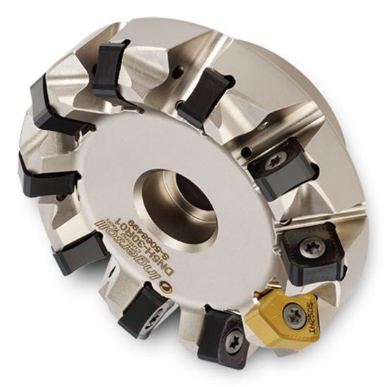 Picture of INGERSOLL DN6H-60R01 Milling Cutter 45.0° 6.000 Shell Arbor 1.5000 12 Flute 0.235 Max DOC 2.000 OAL