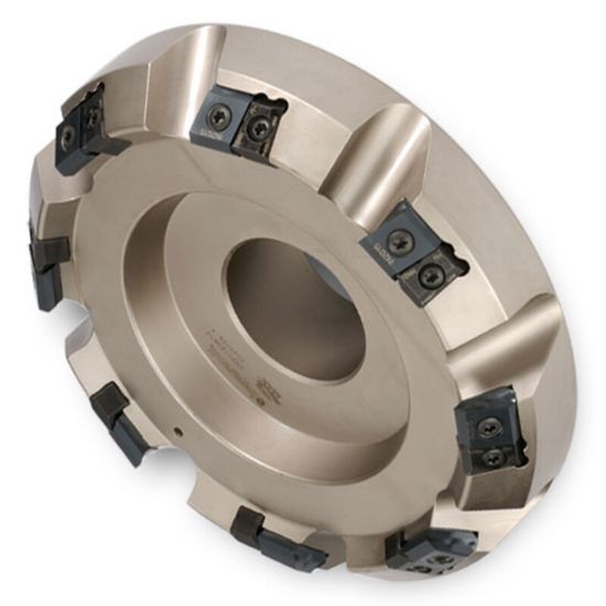 Picture of INGERSOLL SN2N-06A02 Milling Cutter 45.0° 6.000 Shell Arbor 1.5000 8 Flute 0.35 Max DOC 2.375 OAL