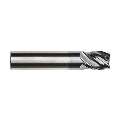 Picture of IMCO 68064 DIA 18MM SH 0.7087 LOC 1.2598 OAL 3.6220 End Mill Standard Flute Variable Helix Carbide AlCrN Single End Square Sharp Pow-R-Feed Mill