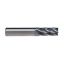 Picture of IMCO 68736 DIA 3/8 SH 0.3750 LOC 0.8750 OAL 2.50 End Mill Standard Flute Standard Helix Carbide AlCrN Single End Corner Radius 0.0300 0.76MM INCONEX End Mill