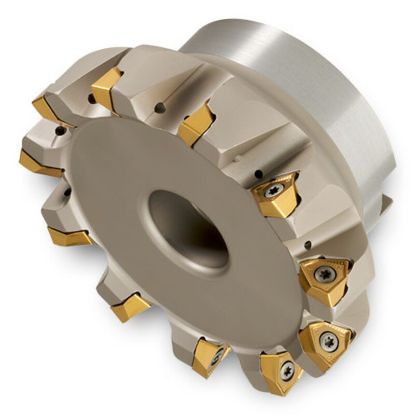 Picture of INGERSOLL DJ6P-60R01 Milling Cutter 90.0° 6.000 Shell Arbor 1.5000 12 Flute 0.362 Max DOC 2.000 OAL