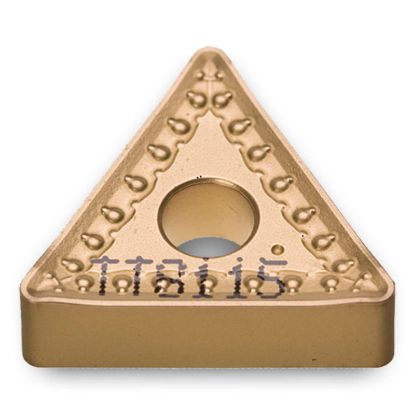 Picture of INGERSOLL TNMM332RX TT8125 Turning Insert Triangle TiCN + Al2O3 + TiN 0.031 Corner Radius