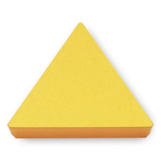 Picture of INGERSOLL TPU221 K10 Turning Insert Triangle TiN + TiCN + TiC + Al2O3 + TiN 0.016 Corner Radius