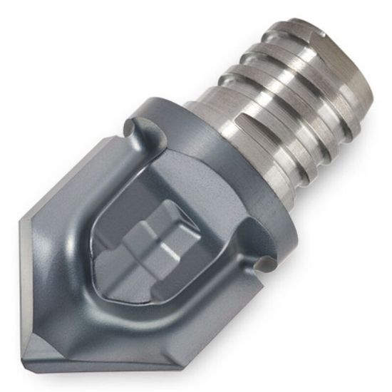 Picture of INGERSOLL 45N-3704T6RA40 IN2005 DIA 3/8 SH T06 LOC 0.3750 Spot Drill ,Replacable Head Carbide TiAlN Single End Drill Point CHIPSURFER
