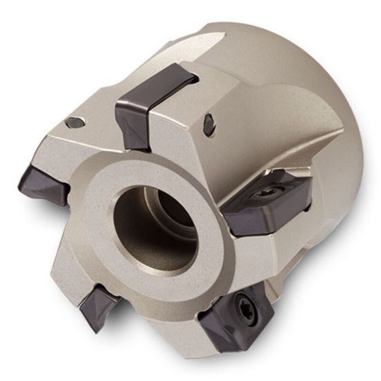 Picture of INGERSOLL 2J1B-20R02 Milling Cutter 90.0° 2.000 Shell Arbor 0.7500 3 Flute 0.6 Max DOC 1.570 OAL