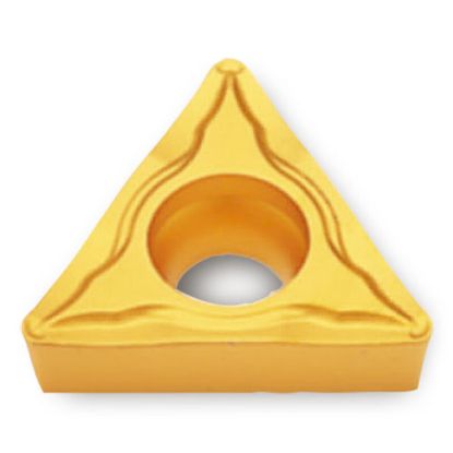 Picture of INGERSOLL TCMT32.52FG PV3010 Turning Insert Triangle TiN 0.031 Corner Radius