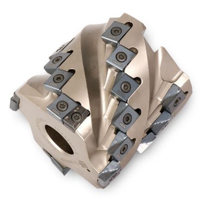 Picture of INGERSOLL 2SJ1N-40040D5R01 Milling Cutter 90.0°, Corn Cob 4.000 Cylindrical 1.5000 4 Flute 3.49 Max DOC 4.000 OAL