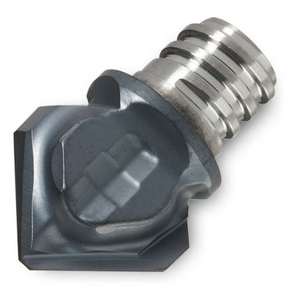 Picture of INGERSOLL 45N09809TQRA45 IN2005 DIA 9.80MM SH T05 LOC 0.3858 Chamfer Mill,Replacable Head Carbide TiAlN Single End 45.0° Chamfer CHIPSURFER