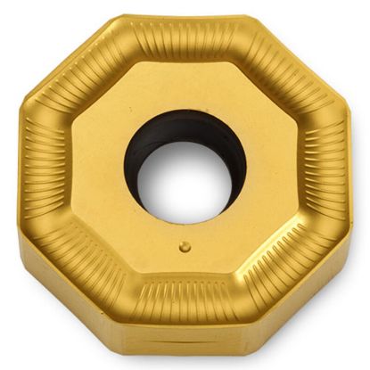 Picture of INGERSOLL ONCU0906ANTN-W IN2510 Milling Insert Octagonal 0.030 TiAIN + TiN OctoPlus