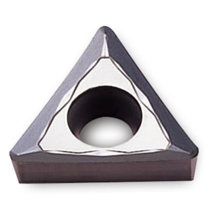 Picture of INGERSOLL TCGT32.52FL K10 Turning Insert Triangle TiN + TiCN + TiC + Al2O3 + TiN 0.031 Corner Radius