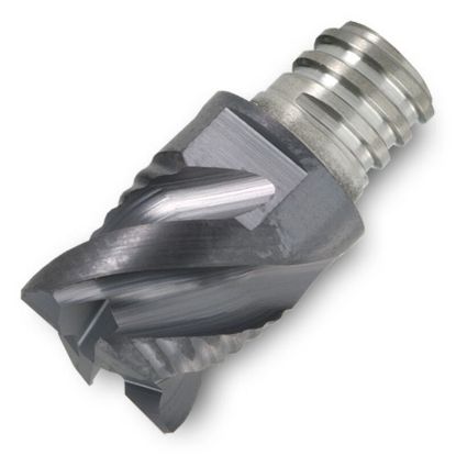 Picture of INGERSOLL 47C-1088TURU02 IN2005 DIA 1 SH T15 LOC 1.00End Mill,Replacable Head Carbide TiAlN Single End Corner Radius 0.0620 1.57MM CHIPSURFER