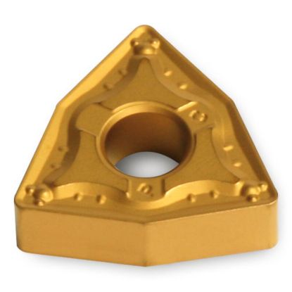 Picture of INGERSOLL WNMG432PC TT8125 Turning Insert Trigon TiCN + Al2O3 + TiN 0.031 Corner Radius