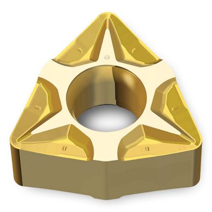 Picture of INGERSOLL WNMX332FM TT8125 Turning Insert Trigon TiCN + Al2O3 + TiN 0.031 Corner Radius