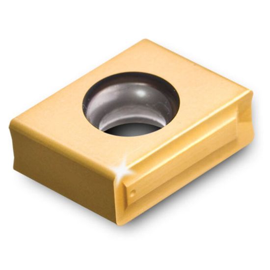 Picture of INGERSOLL DCM323R01 IN2505 Milling Insert Ball Mill 0.031 TiAIN + TiN ProTrio Insert