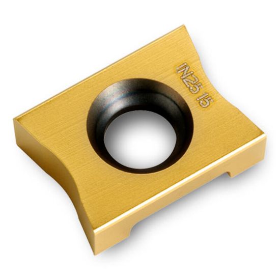 Picture of INGERSOLL IXE412-001 IN2530 Milling Insert Rectangle 0.015 TiAIN + TiN ThinMax Insert
