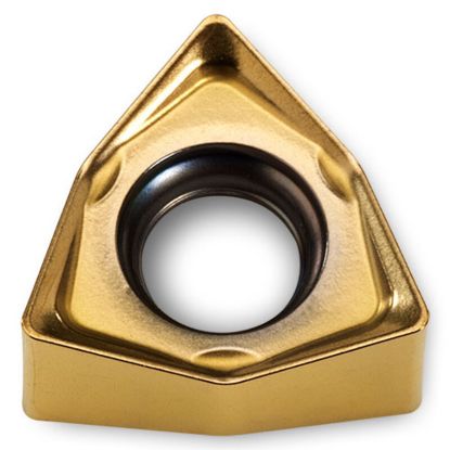 Picture of INGERSOLL WNMU04T304N IN2530 Milling Insert Trigon 0.015 TiAIN + TiN DiPosHexa