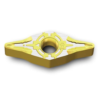Picture of INGERSOLL YNMG2.532FS TT9080 Turning Insert 25.0° TiAIN + TiN 0.031 Corner Radius